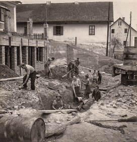 Zach alt Heiligenkreuz Tankstelle KFZ Werkstätte Bau